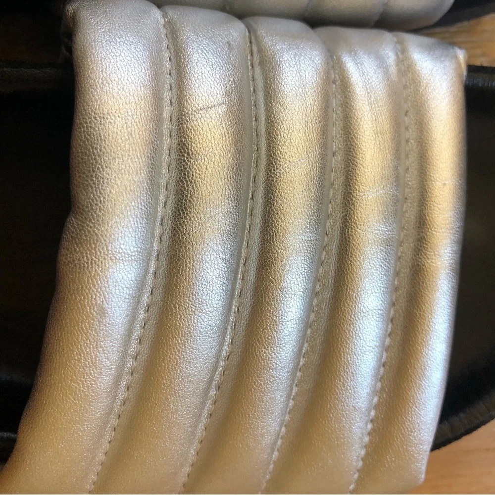 Isabel  Marant Helea Silver slides sandals size 6.5-7 price firm! - Picture 7 of 11